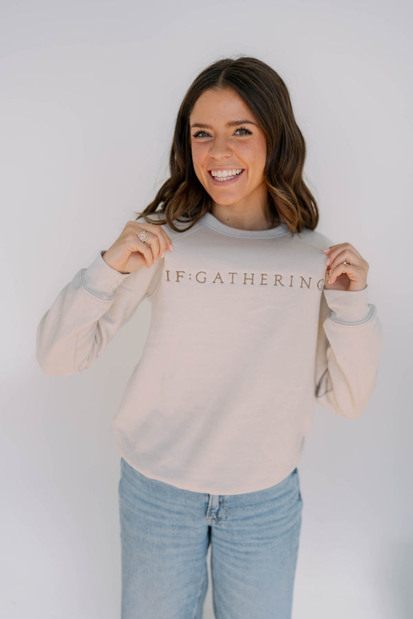 IF:Gathering Embroidered Crewneck